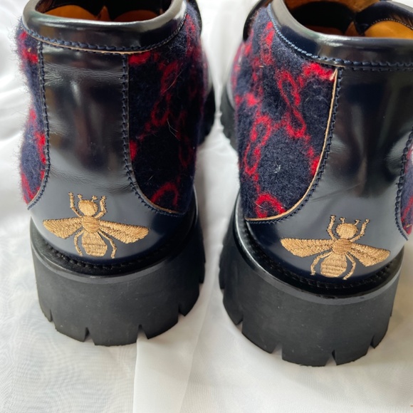 Mens wool Gucci boots. (US size 11) - Picture 4 of 4